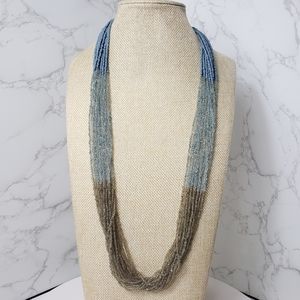 VINTAGE Multi-strand Seed Bead Necklace
